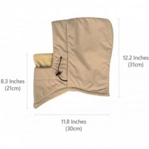 Balaclavas Winter Warmer Wind Resistant Mask Face Hood Haevy Balaclava Unisex - 02_beige - CU18KR6W9M7 $9.61