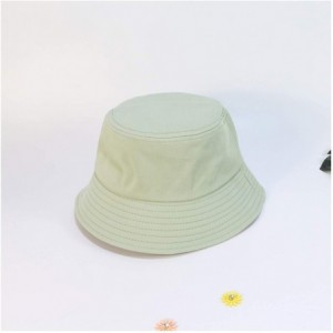 Bucket Hats Bulldog Embroidery Hat Bucket Hat Fisherman Hat Summer Cap Beach Hat Summer Hat - Light Khaki - C818WDZC65U $20.01