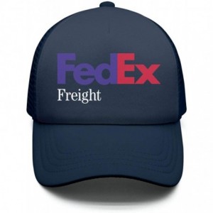Baseball Caps Mens Casual FedEx-Ground-Express-Violet-Green-Logo-Symbol-Adjustable Fitted Hat - Navy-blue-7 - CO18QWX383U $12.92