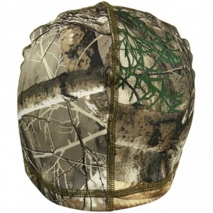 Skullies & Beanies Fleece Camo Skull Cap Beanie - Realtree Edge Microfleece - CQ18XILEX2I $11.54