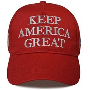 Baseball Caps Donald Trump 2020 Keep America Great Cap Adjustable Baseball Hat with USA Flag - Breathable Eyelets - CL196OIZO...