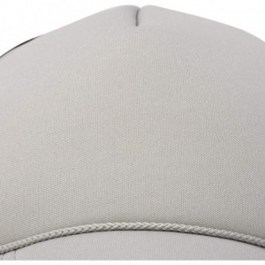 Baseball Caps Two Tone Trucker Hat Summer Mesh Cap with Adjustable Snapback Strap - Gray-black - CB17AAOREQG $8.59