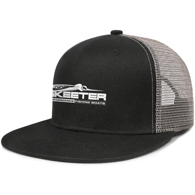 Baseball Caps Fashion Hip hop Skeeter Performance Bass Fishing Boats Designer Snapback - Black Gray-27 - CP1932IU2IX $19.60