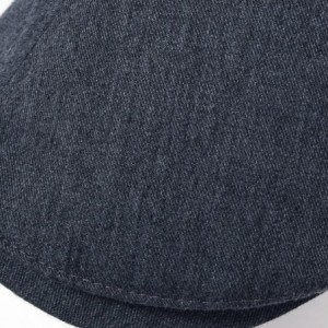 Newsboy Caps Cotton Flat Cap Cabbie Hat Gatsby Ivy Cap Irish Hunting Hat Newsboy - Blue Grey - CD119BSJZ19 $25.34