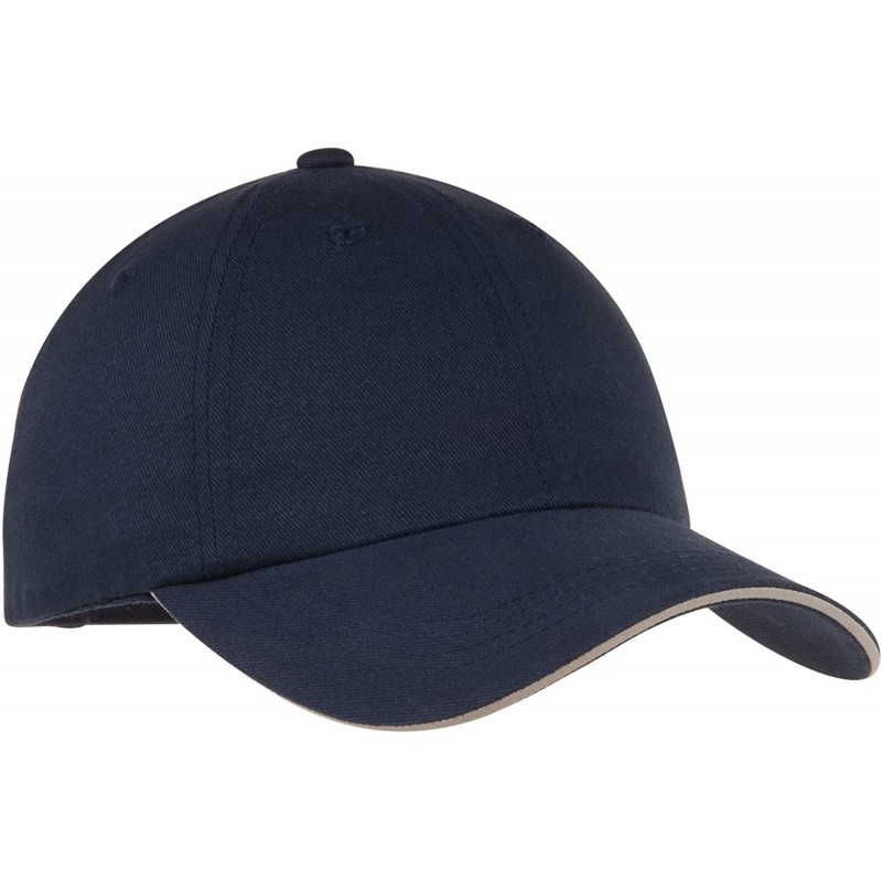 Baseball Caps Men's Reflective Sandwich Bill Cap - Navy/ Reflective - CT11NGRG23F $10.47