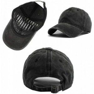 Baseball Caps Women's&Men's Pocket Design Adjustable Washed Baseball Cap Unisex Hats - Red - C3193UU2LEK $46.58