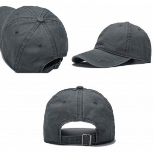 Baseball Caps Women's&Men's Pocket Design Adjustable Washed Baseball Cap Unisex Hats - Red - C3193UU2LEK $22.06