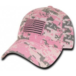 Baseball Caps Polo Style American Pride Flag Baseball Caps - Pink Camo - CG12OBXENUI $30.58