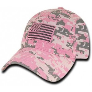 Baseball Caps Polo Style American Pride Flag Baseball Caps - Pink Camo - CG12OBXENUI $15.29