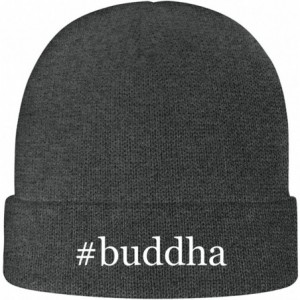 Skullies & Beanies Buddha - Hashtag Soft Adult Beanie Cap - Grey - C218AXC7NLK $14.58