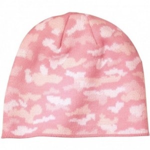 Skullies & Beanies Camouflage Fleece Beanies - Pink Camo - CT11Q5PBPBJ $25.79