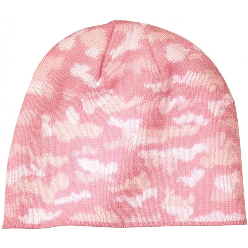 Skullies & Beanies Camouflage Fleece Beanies - Pink Camo - CT11Q5PBPBJ $16.54