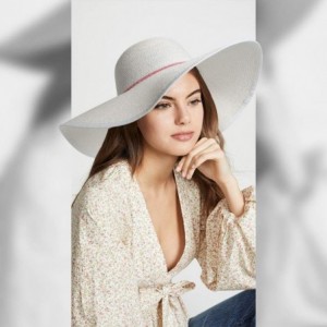 Sun Hats Womens Sun Hat with Wind Lanyard UPF Beach Packable Summer Cowboy Sun Straw Hats for Women Men - 002_white - CW194XU...