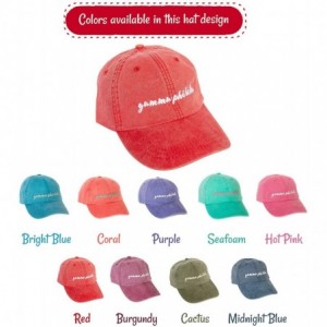 Baseball Caps Gamma Phi Beta (N) Sorority Baseball Hat Cap Cursive Name Font Gamma phi - Red - CF18S7Z8OG0 $17.01