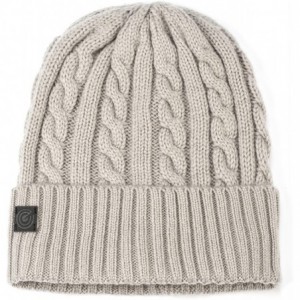 Skullies & Beanies Evony Warm Winter Beanie - Soft Cashmere-Like Feel - Light Grey - CB180AKI0Z9 $15.10