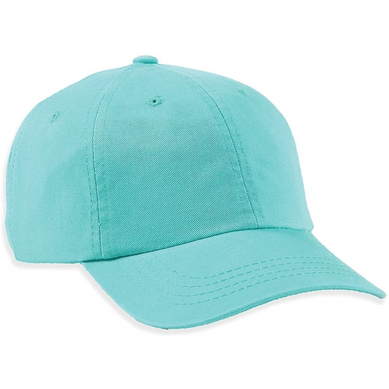 Baseball Caps Unstructured Baseball Cap-0670 - Turquoise - CM129XL90QD $16.83