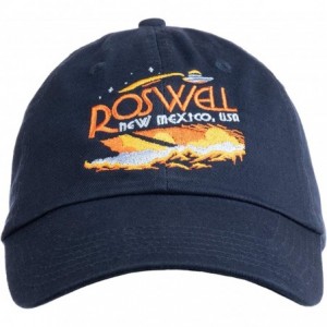 Baseball Caps Roswell- NM Tourism - Funny Alien Extraterrestrial UFO Saucer Men Women Baseball Cap Dad Hat Navy Blue - C018XH...