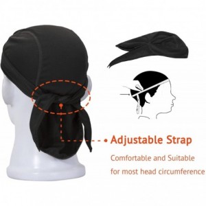 Skullies & Beanies Bicycle Running mask doo rag Skull Cap Skull hat Pack of 3 - Set 3 - C617YXSW649 $11.66