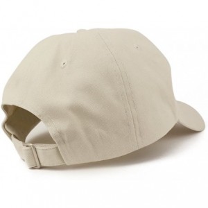 Baseball Caps Savage Embroidered Brushed Cotton Adjustable Cap Dad Hat - Stone - CT12MS0CPEF $21.44