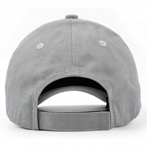 Baseball Caps Mens Womens Casual Adjustable Summer Snapback Caps - Grey-19 - CY18OZ45HYX $18.43