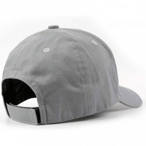 Baseball Caps Mens Womens Casual Adjustable Summer Snapback Caps - Grey-19 - CY18OZ45HYX $18.43