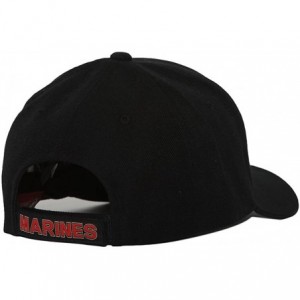 Baseball Caps United States Marines "The Few- The Proud" Black Adjustable Cap - CT11I14LGT3 $12.23