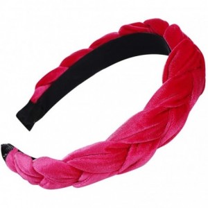 Headbands Padded Headbands Knotted Headbands for Women Velvet Turban Headbands for Women Twist Knot Headband - CG18X6R6M2C $7.33
