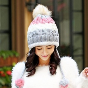 Skullies & Beanies Women Winter Hats Warm Fashionable Knit Beanie Cap Hat Warm Christmas Birthday Gift for women Girls (Grey)...