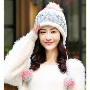 Skullies & Beanies Women Winter Hats Warm Fashionable Knit Beanie Cap Hat Warm Christmas Birthday Gift for women Girls (Grey)...