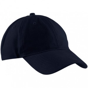 Baseball Caps Brushed Twill Low Profile Cap in - Navy - C111VQ4R0I1 $11.82
