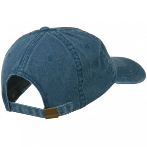 Baseball Caps Captain Embroidered Low Profile Washed Cap - Navy - C311MJ3UJV3 $19.77