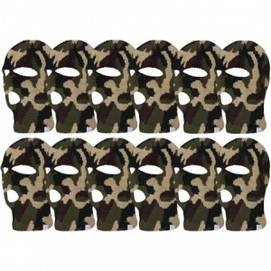 Balaclavas 12 Pack 3 Hole Ski Face Mask Balaclava - Camouflage - CL192IYU2NW $79.92
