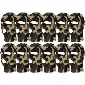 Balaclavas 12 Pack 3 Hole Ski Face Mask Balaclava - Camouflage - CL192IYU2NW $42.62