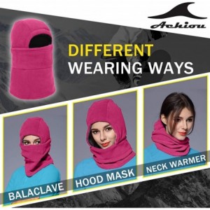 Balaclavas Balaclava Weather Windproof Adjustable - Rose - CJ18M2LDXRQ $14.54