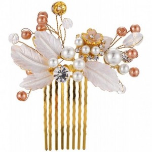 Headbands Women Hair Jewelry for Wedding Pearl Headpiece Hair Combs - FS126 - C812N7WGUGA $9.86