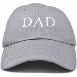 Baseball Caps Embroidered Mom and Dad Hat Washed Cotton Baseball Cap - Dad - Gray - C518OZ5KW2W $22.76