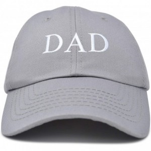 Baseball Caps Embroidered Mom and Dad Hat Washed Cotton Baseball Cap - Dad - Gray - C518OZ5KW2W $10.29