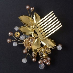 Headbands Women Hair Jewelry for Wedding Pearl Headpiece Hair Combs - FS126 - C812N7WGUGA $9.86