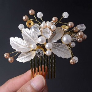 Headbands Women Hair Jewelry for Wedding Pearl Headpiece Hair Combs - FS126 - C812N7WGUGA $9.86