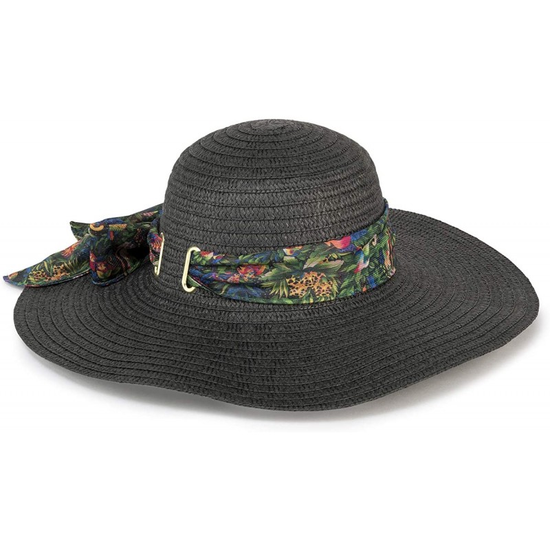 Sun Hats Sun Hat - Jungle Song Black - CA18OEIUW7O $21.00