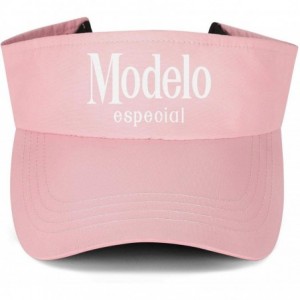 Visors Sports Visor Hats Michelob-Ultra- Men Women Sport Sun Visor One Size Adjustable Cap - Pink-19 - CL18WHRC3IW $16.94