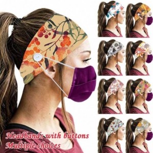 Headbands Elastic Headbands Workout Running Accessories - B-4 - C9198487300 $9.12
