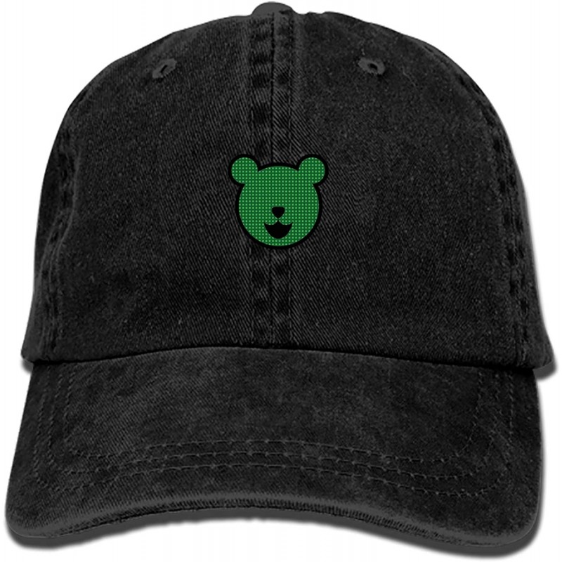 Baseball Caps Unisex Life is Better with German Shepherd Cotton Denim Dad Hat Adjustable Plain Cap - Bear Shape3 - CW18U75A4C...