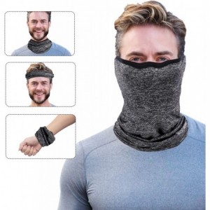 Balaclavas Ice Silk Breathable Balaclava- Versatile Face Mask Neck Gaiter- Riding Running Headwear for UV Wind Dust - CS18Q7I...