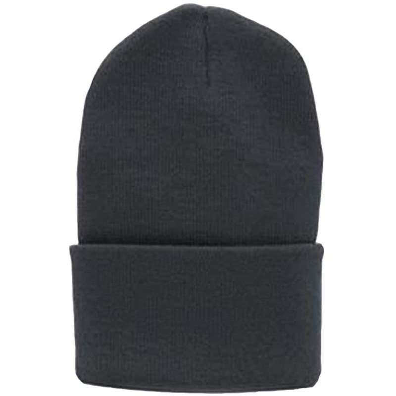 Skullies & Beanies Solid Winter Long Beanie (Comes in Many - Black - CI112KEZ86R $8.32