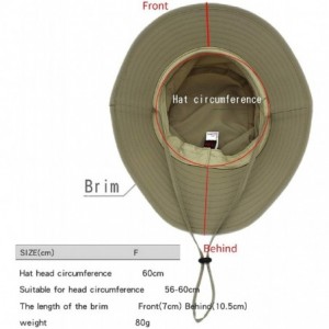 Sun Hats Women Lightweight Safari Sun Hat Quick Dry Fishing Hat with Strap Cool - Dark Khaki - C718G0X783C $17.61