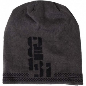 Skullies & Beanies Cool Men Roll Knit Beanie Rectangular Winter Skullcap Top Hat - B735-gy - CQ18IT48C63 $28.40