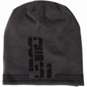 Skullies & Beanies Cool Men Roll Knit Beanie Rectangular Winter Skullcap Top Hat - B735-gy - CQ18IT48C63 $14.01