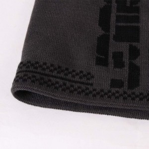 Skullies & Beanies Cool Men Roll Knit Beanie Rectangular Winter Skullcap Top Hat - B735-gy - CQ18IT48C63 $14.01