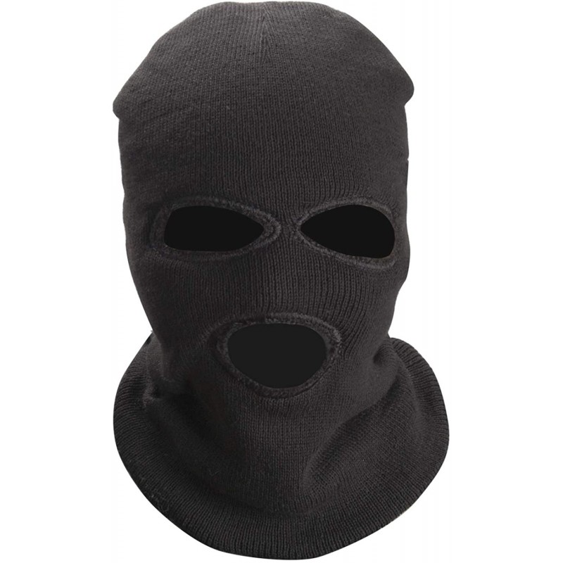 Balaclavas TOBWOLF Knitted Thermal Balaclava Outdoor - C218M67EZKI $16.93